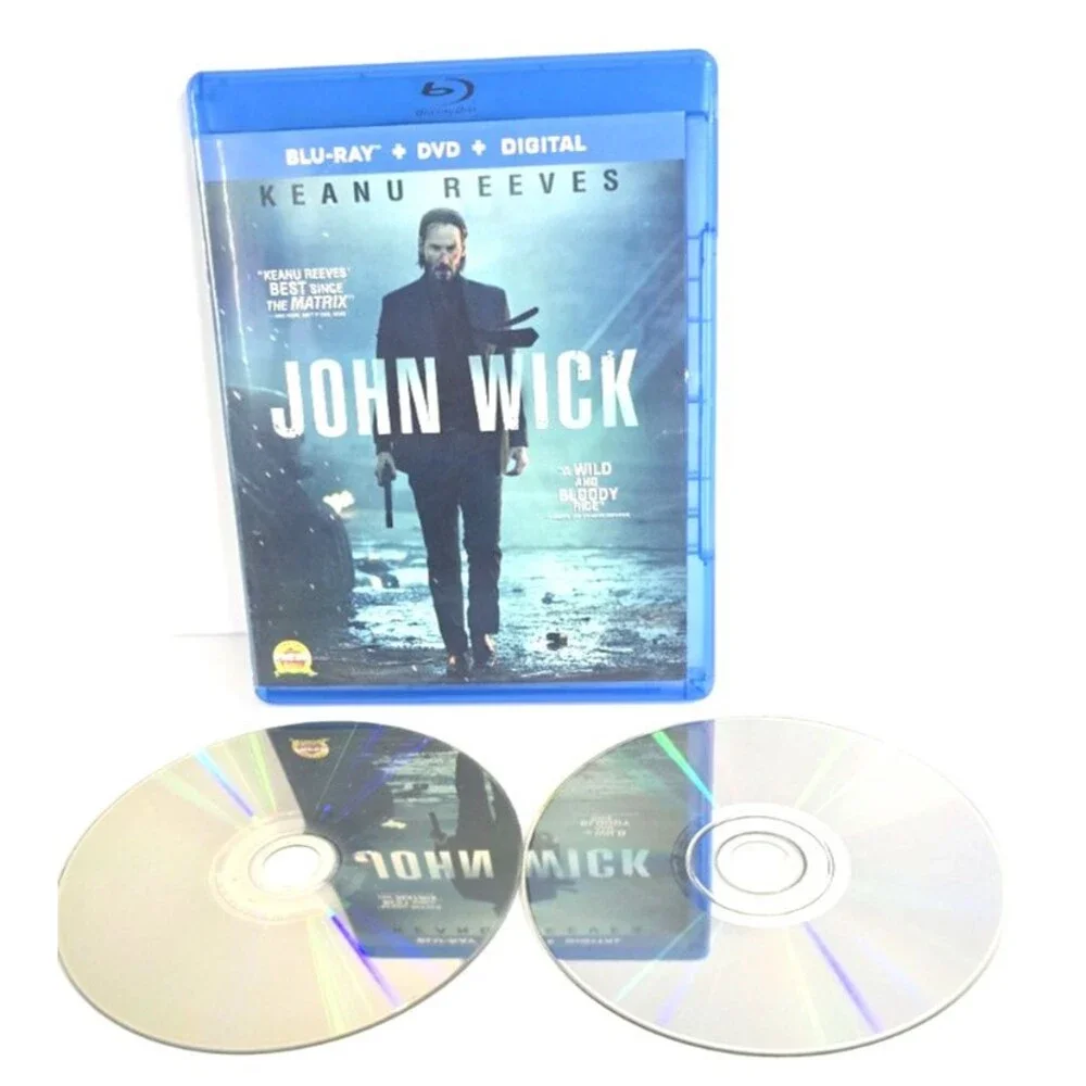 John Wick 1, 2 & 3 Movies Blue-ray & DVD Keanu Reeves - Picture 6 of 8